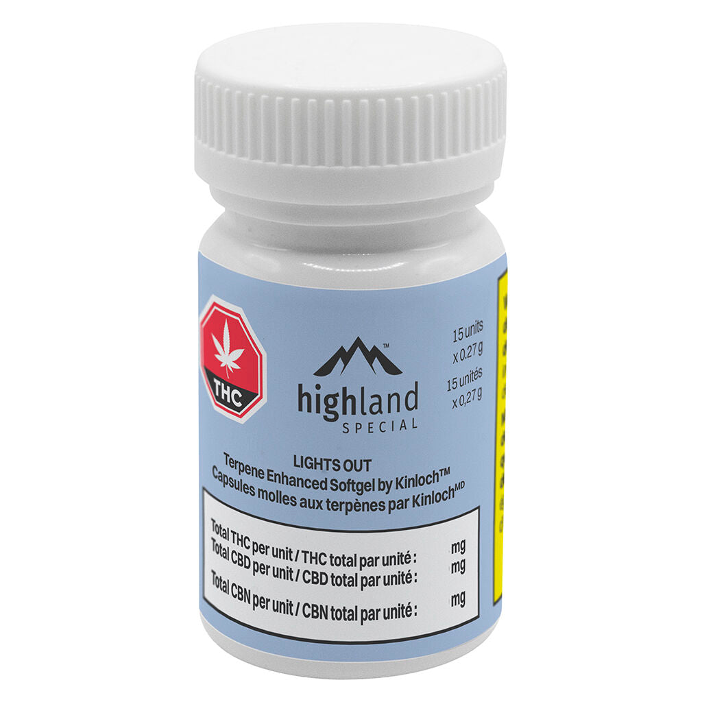 Lights Out Terpene Enhanced Softgel by Kinloch - 