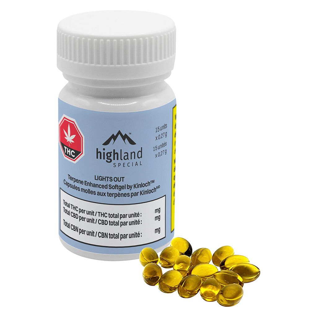 Lights Out Terpene Enhanced Softgel by Kinloch - 