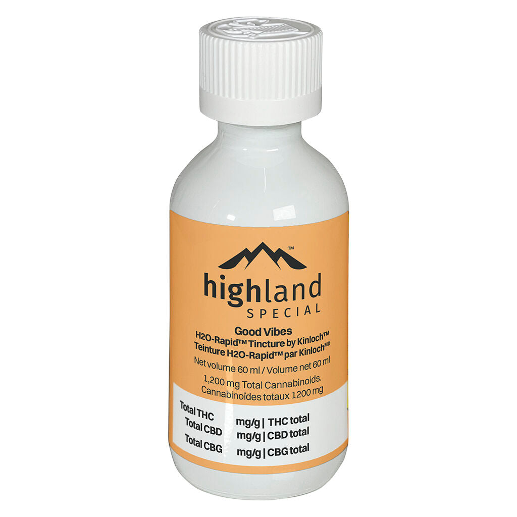 Good Vibes Water Soluble Terpene Enhanced Tincture by Kinloc