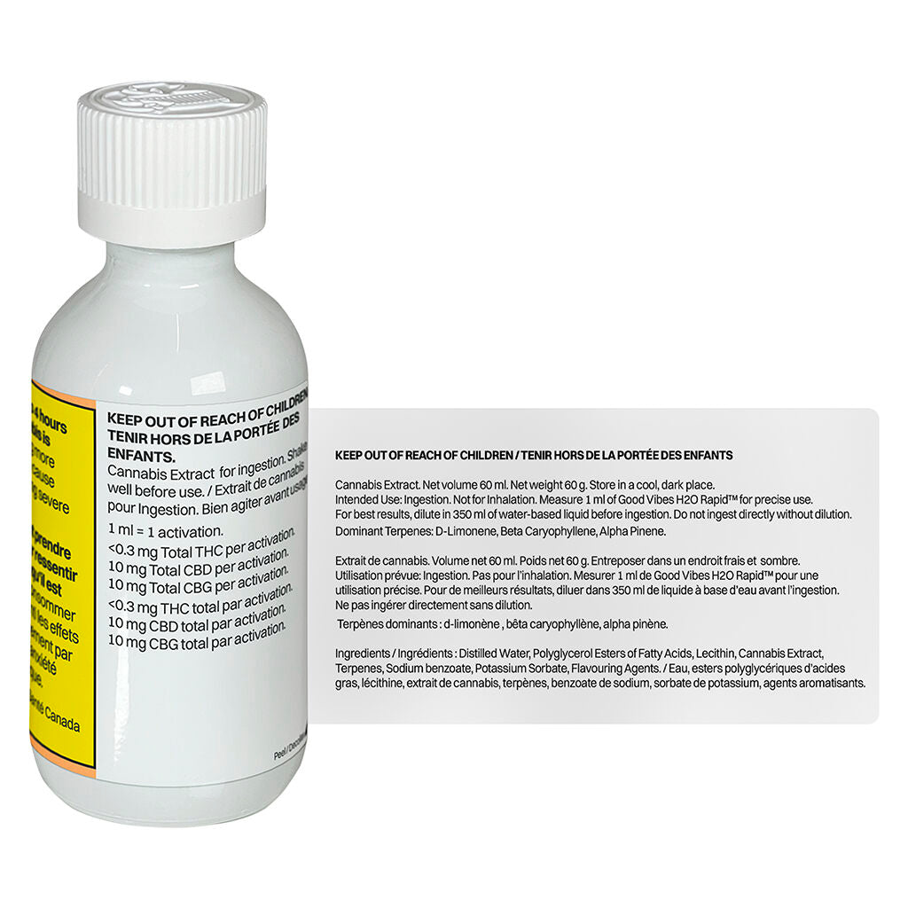 Good Vibes Water Soluble Terpene Enhanced Tincture by Kinloc