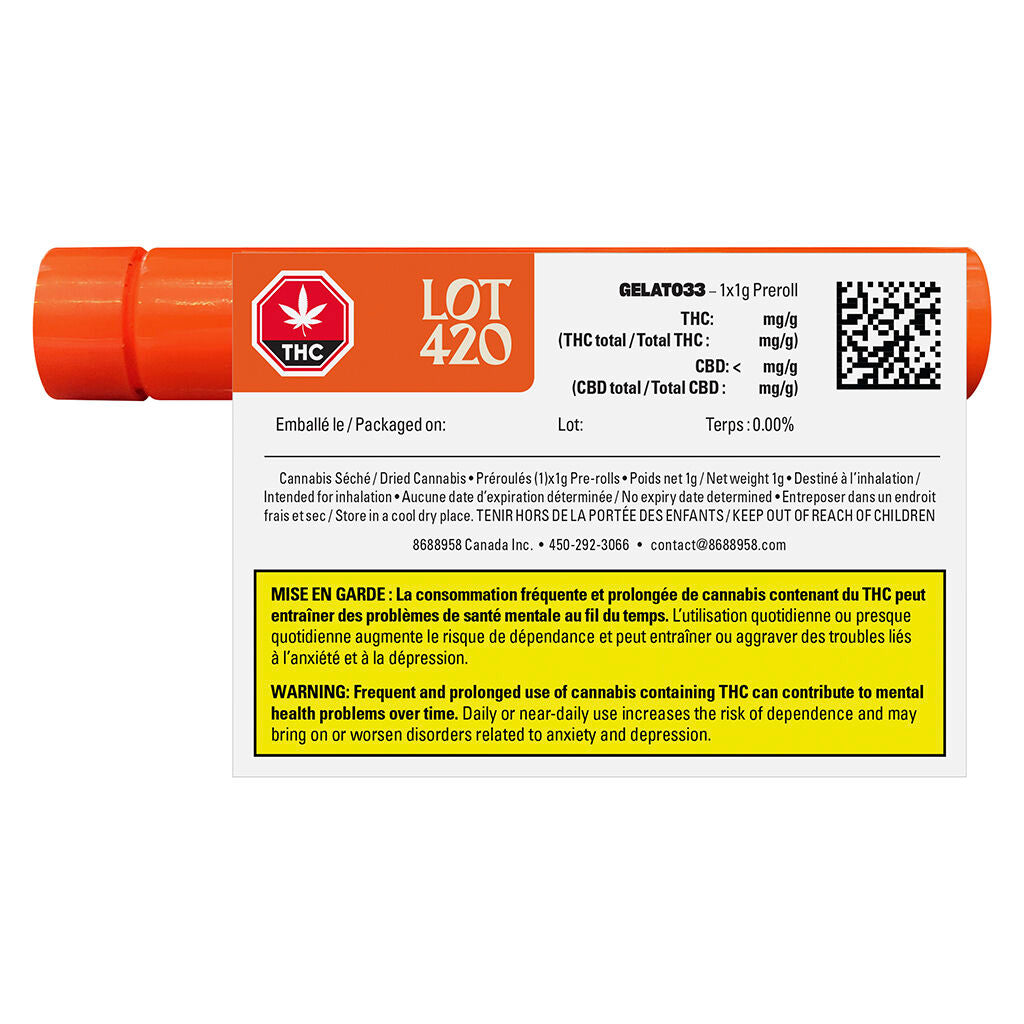Gelato33 Pre-Roll - 
