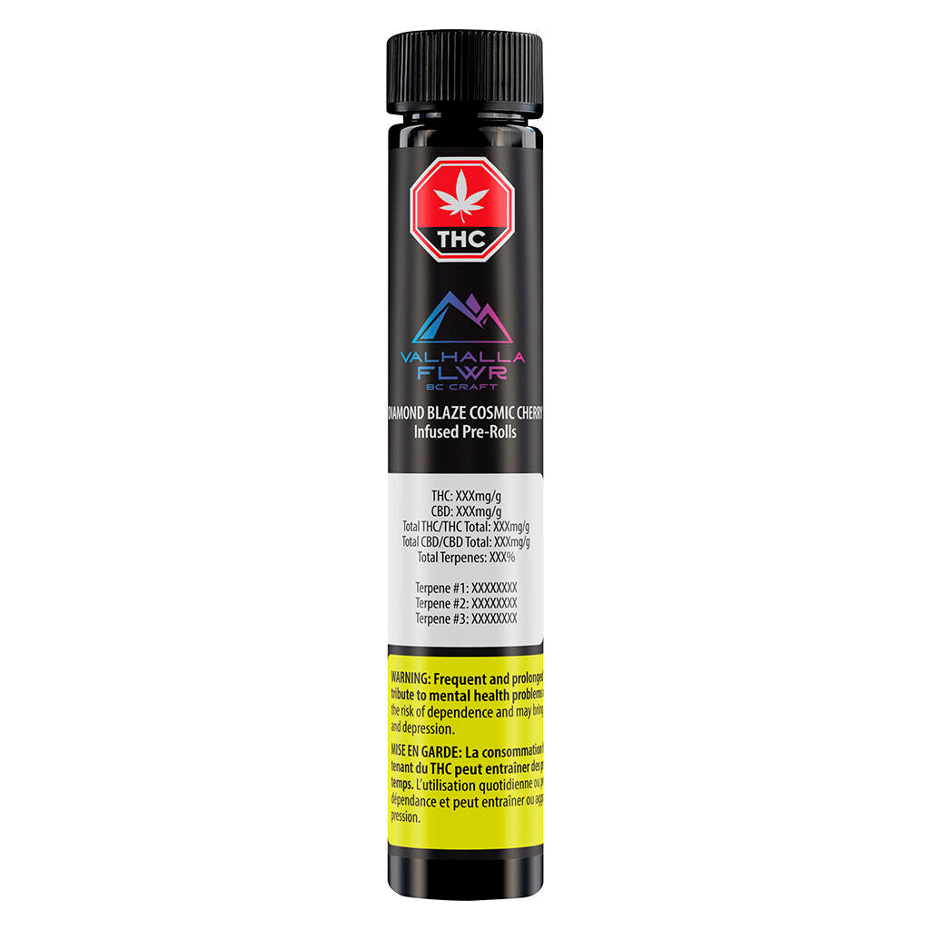 Diamond Blaze Cosmic Cherry Infused Pre-roll - 