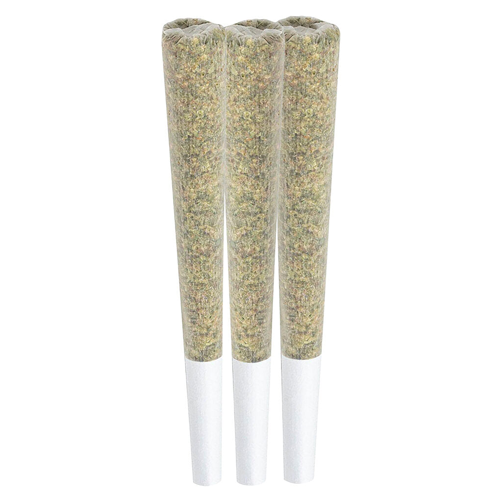 Poppin Peach Distillate + Live Rosin Infused Pre-Rolls - 