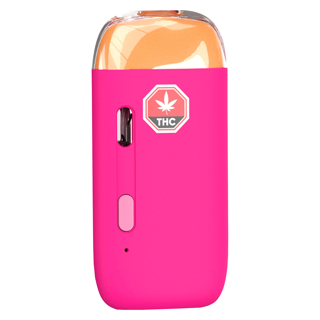 Poppin' Peach Distillate & Live Rosin Disposable - 