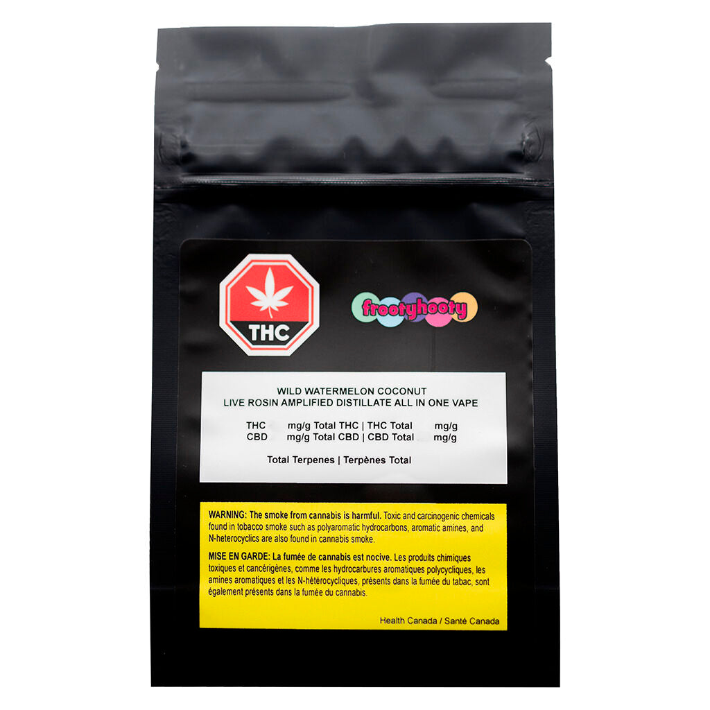 Wild Watermelon Coconut LIVE ROSIN + Disty Disposable Vape - 