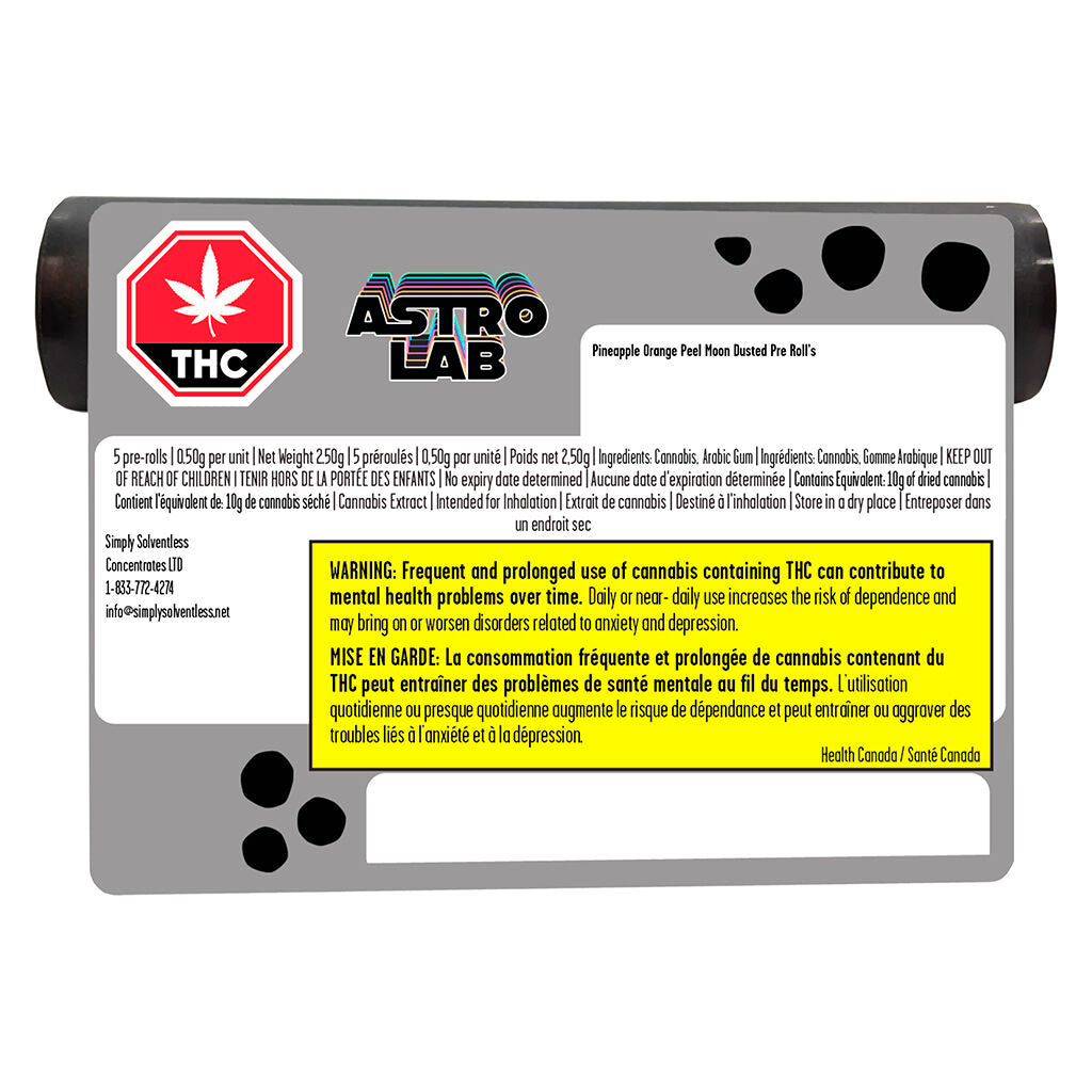 Pineapple Orange Peel Moon Dusted Infused Pre-Roll - 