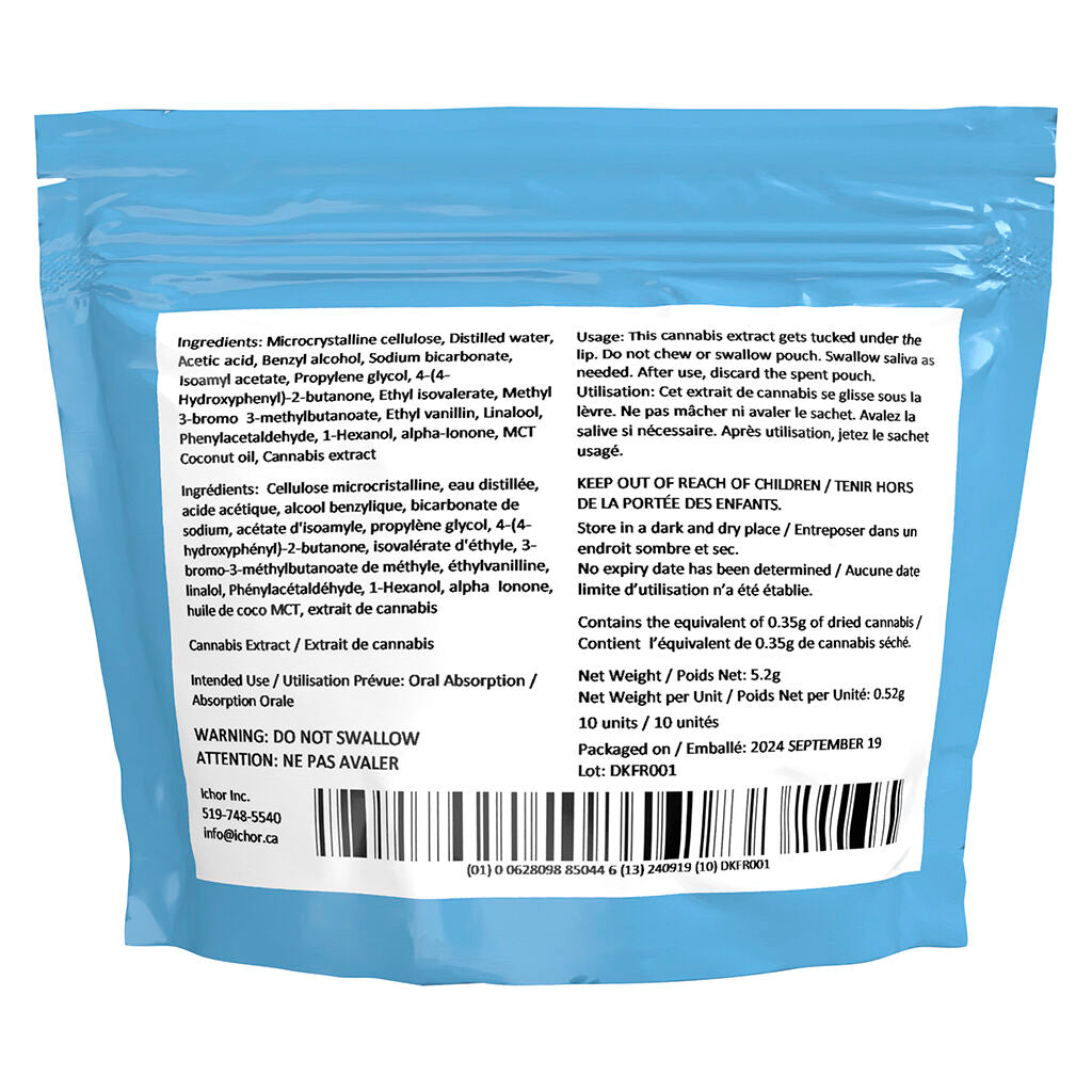 Frosty Berry THC Pouches