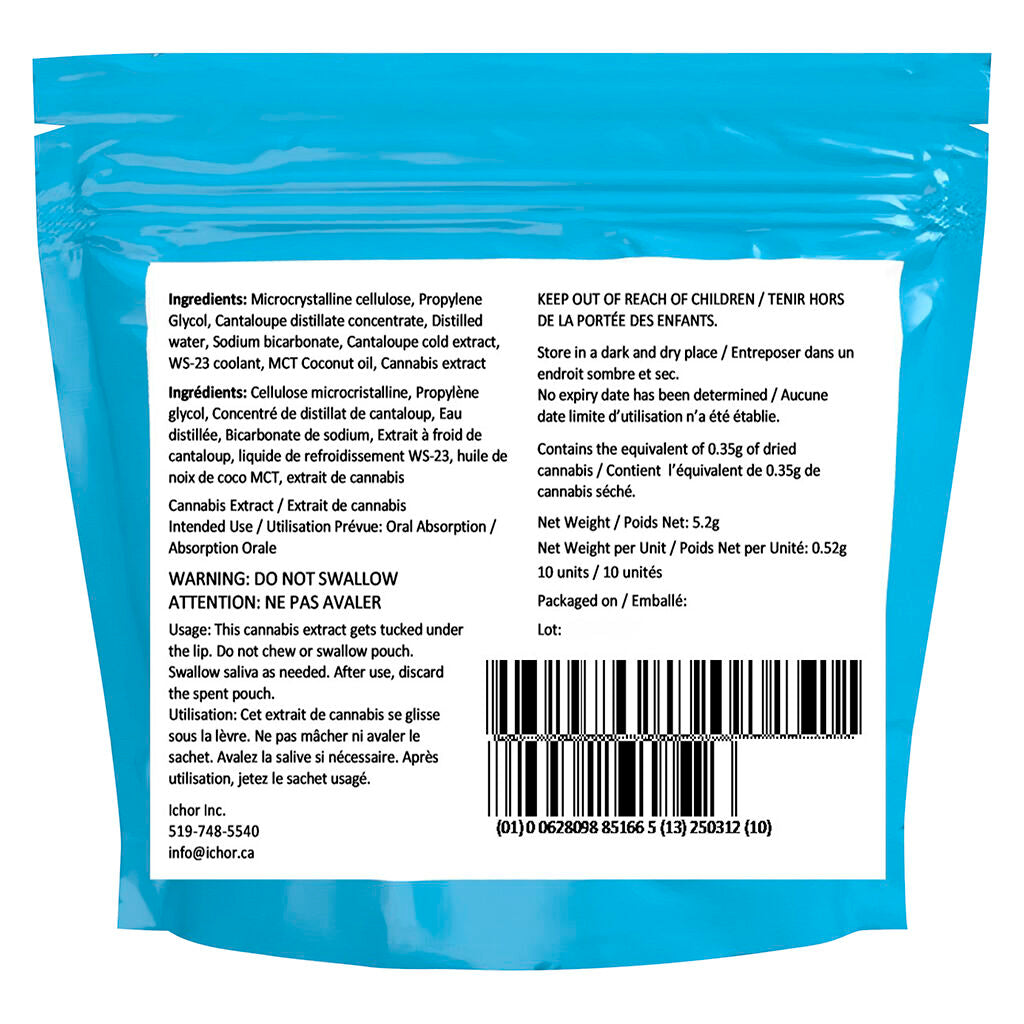 Spear Mint — 10 sachets de THC - 