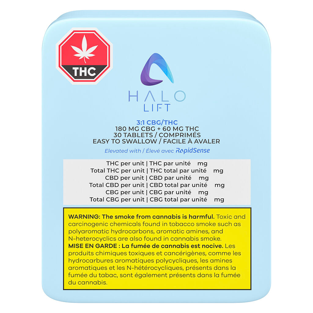 Halo Lift 3:1 CBG/THC