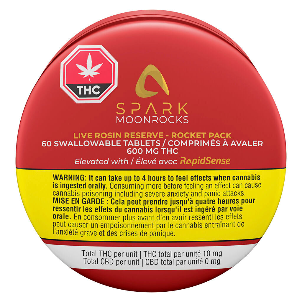 SPARK THC Moonrocks - Live Rosin Reserve - Rocket Pack - 