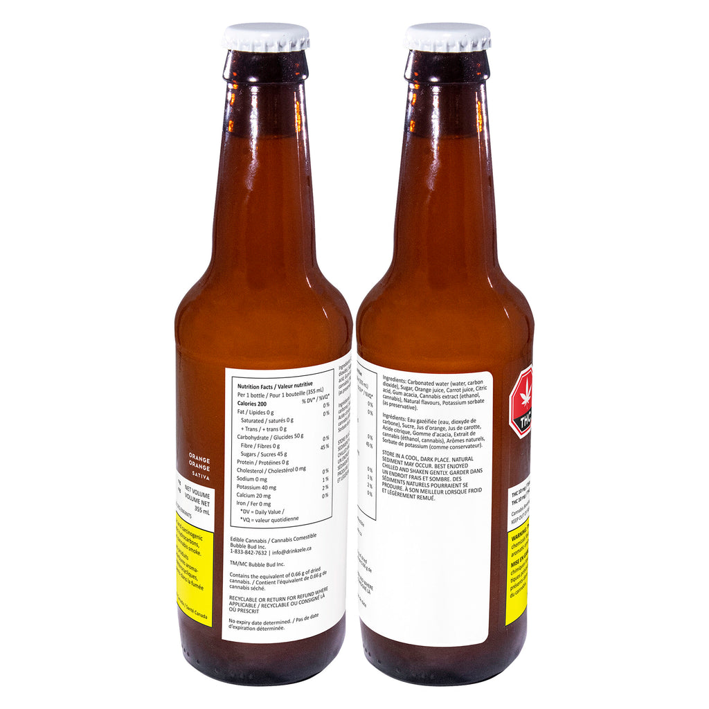 Orange Sativa Craft Soda - 