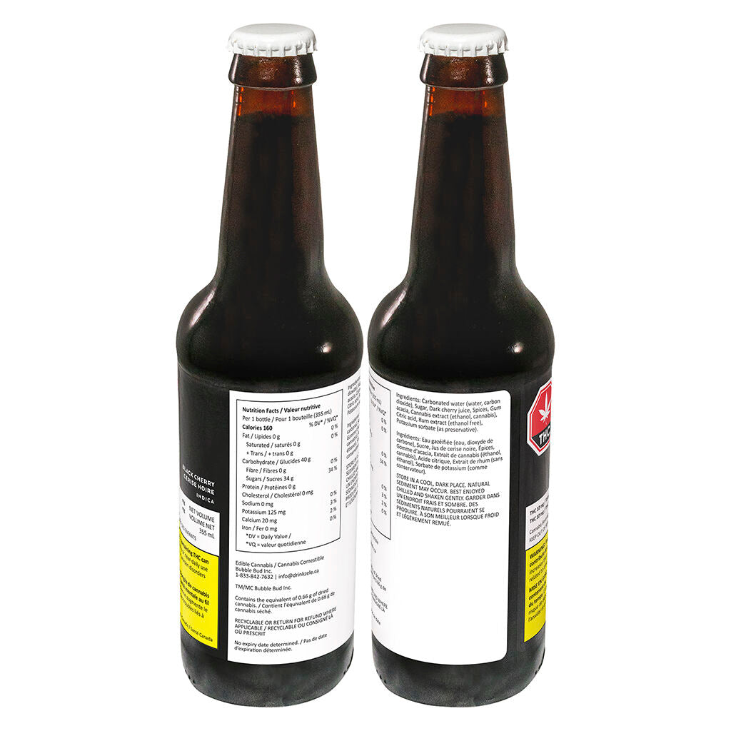 Black Cherry Indica Craft Soda - 