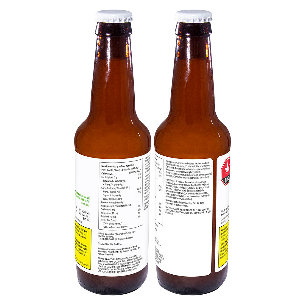 Cherry Limeade Hybrid Craft Soda - 