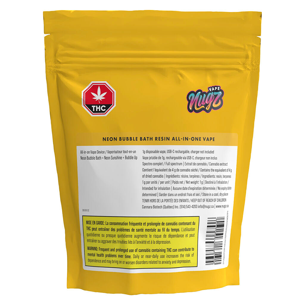 Neon Bubble Bath Resin All-in-one Vape - 