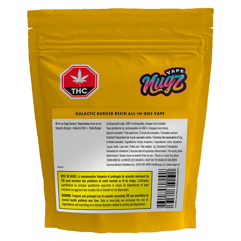 Photo Vaporisateur tout-en-un Galactic Burger Resin