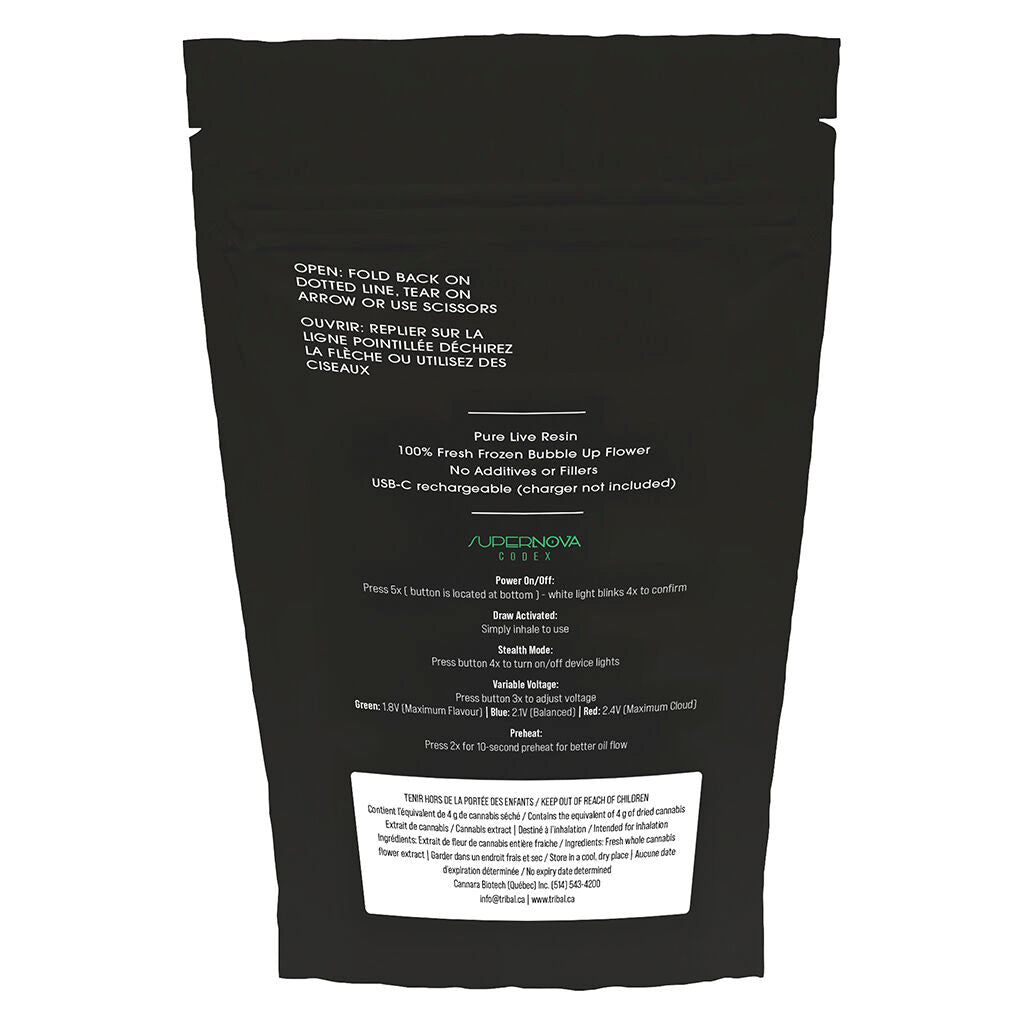 Bubble Up Supernova Live Resin All-in-one Vape - 