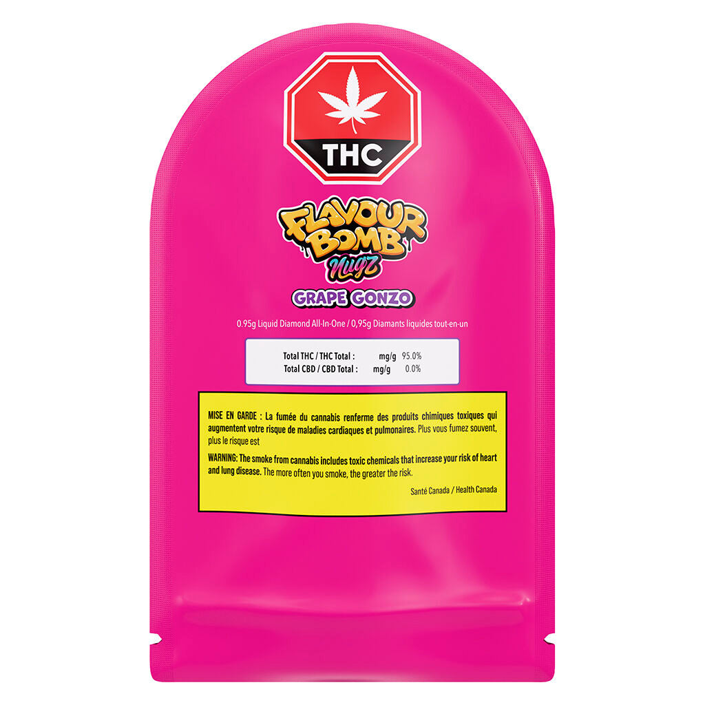 Flavour Bomb Grape Gonzo Liquid Diamond All-in-One - 