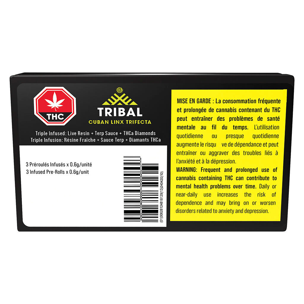 Préroulé infusé Cuban Linx King Size Trifecta