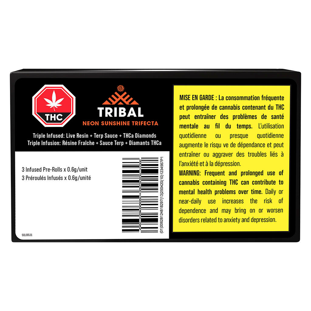 Neon Sunshine Trifecta Infused Pre-Roll - 