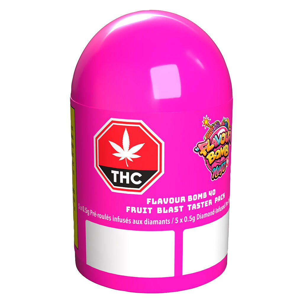 Flavour Bomb 40 Fruit Blast Diamond Infused Pre-Roll - 