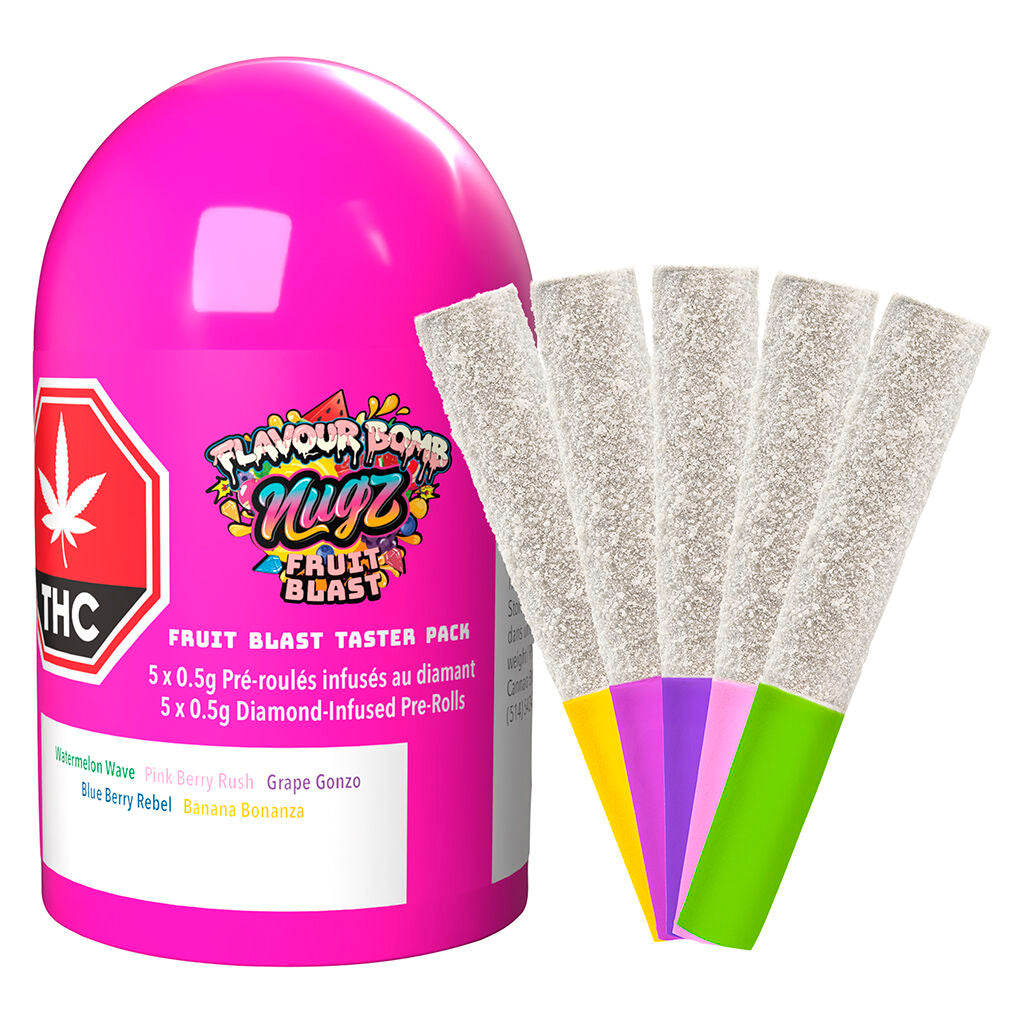 Flavour Bomb 40 Fruit Blast Diamond Infused Pre-Roll - 