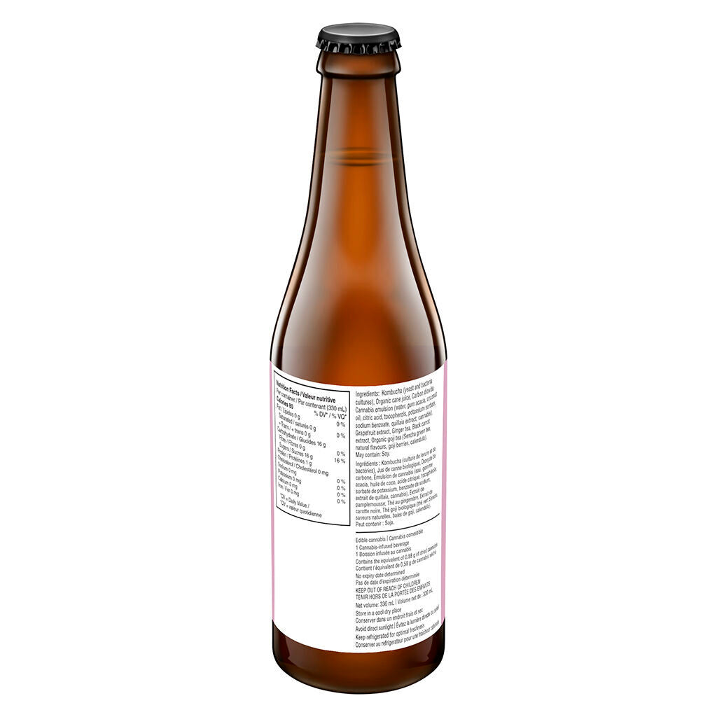 CBD Goji Grapefruit Kombucha - 