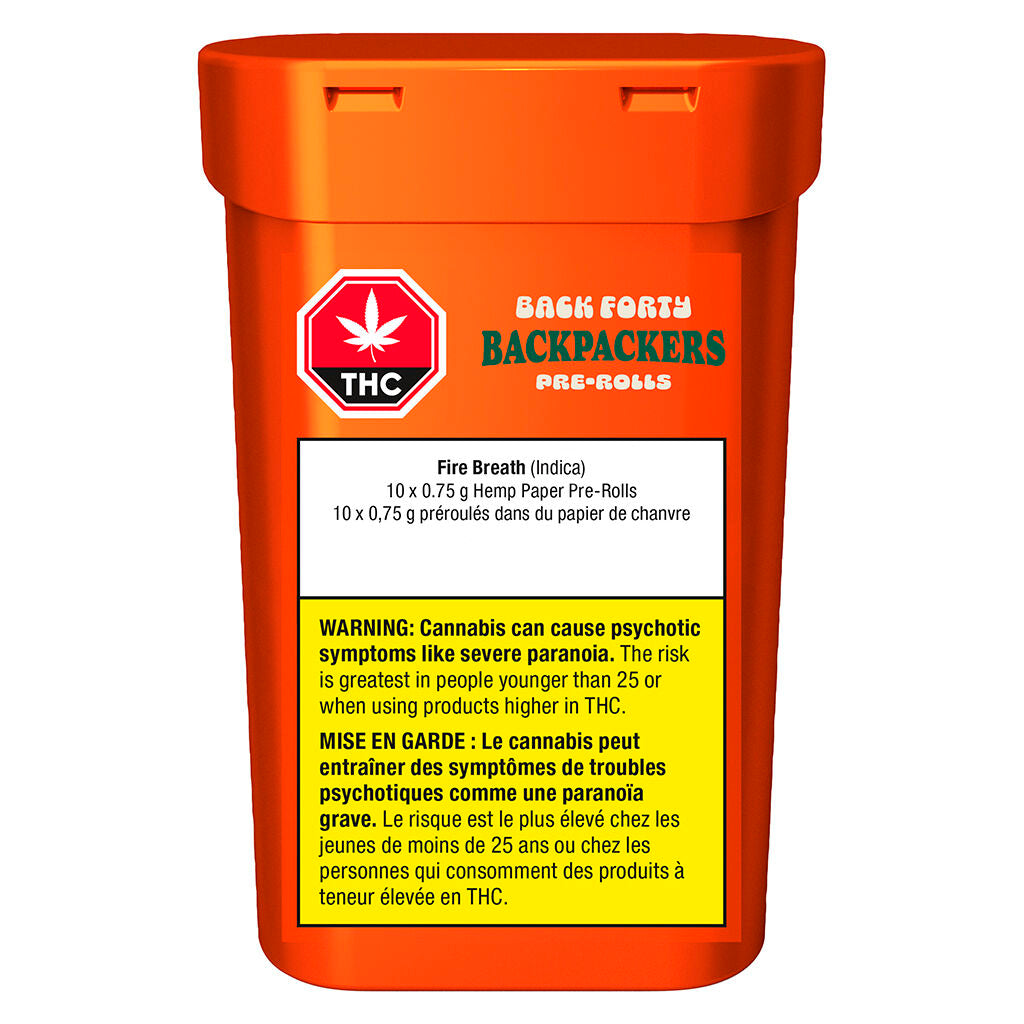 Backpackers Pre-Roll - Fire Breath - 