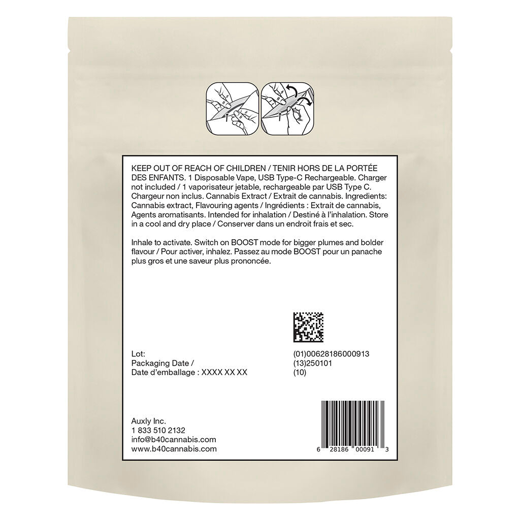 Mango Fuzz BOOSTED All-In-One Vape - 