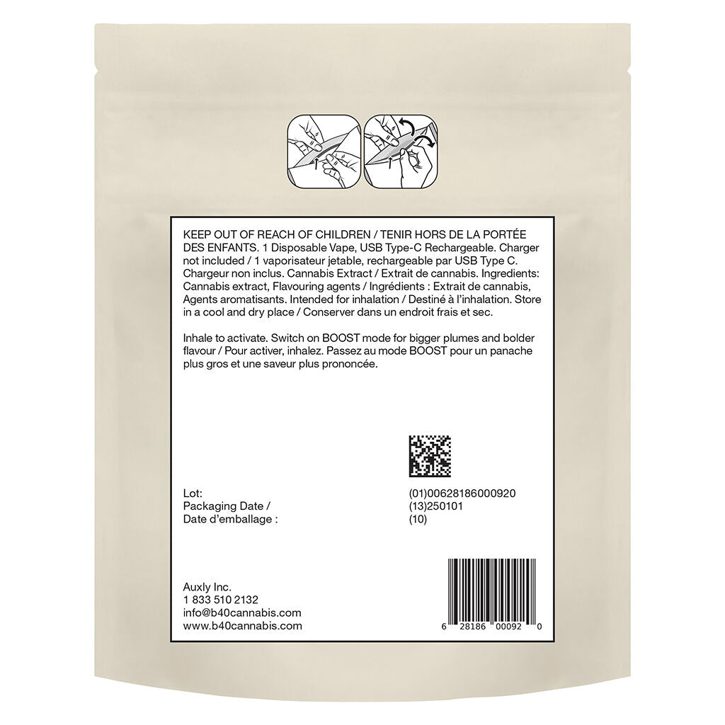 Rainbow Melon BOOSTED All-In-One Vape - 