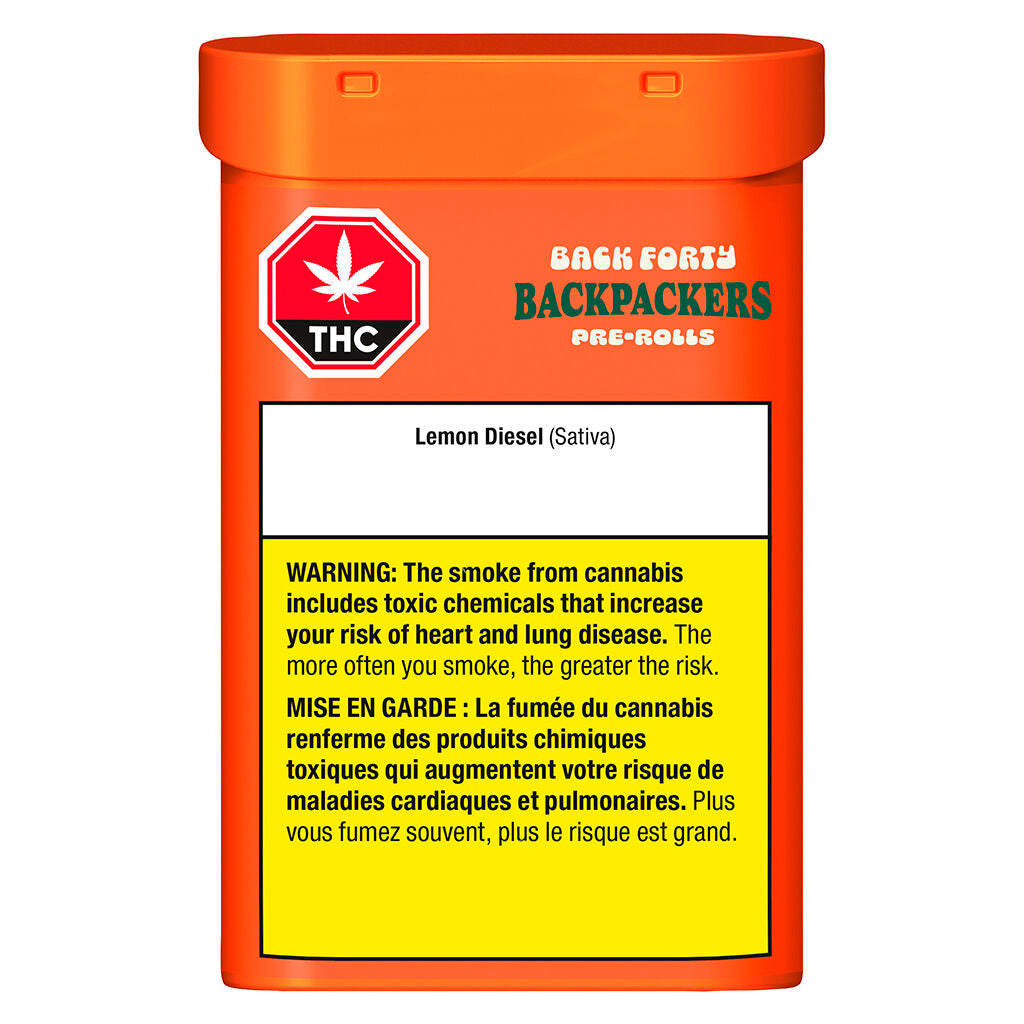 Backpackers Pre-Roll - Lemon Diesel - 
