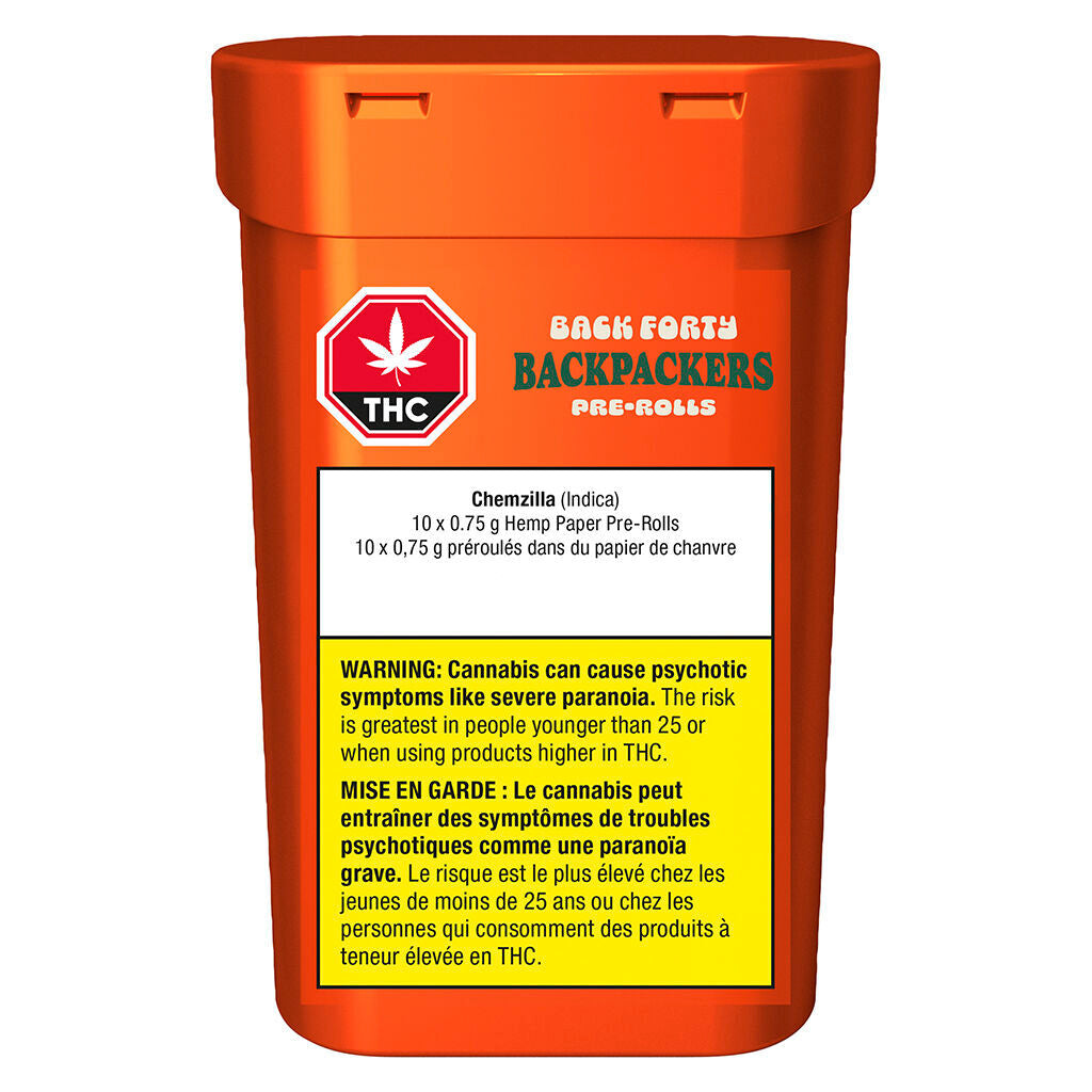 Backpackers Pre-Roll - Chemzilla - 