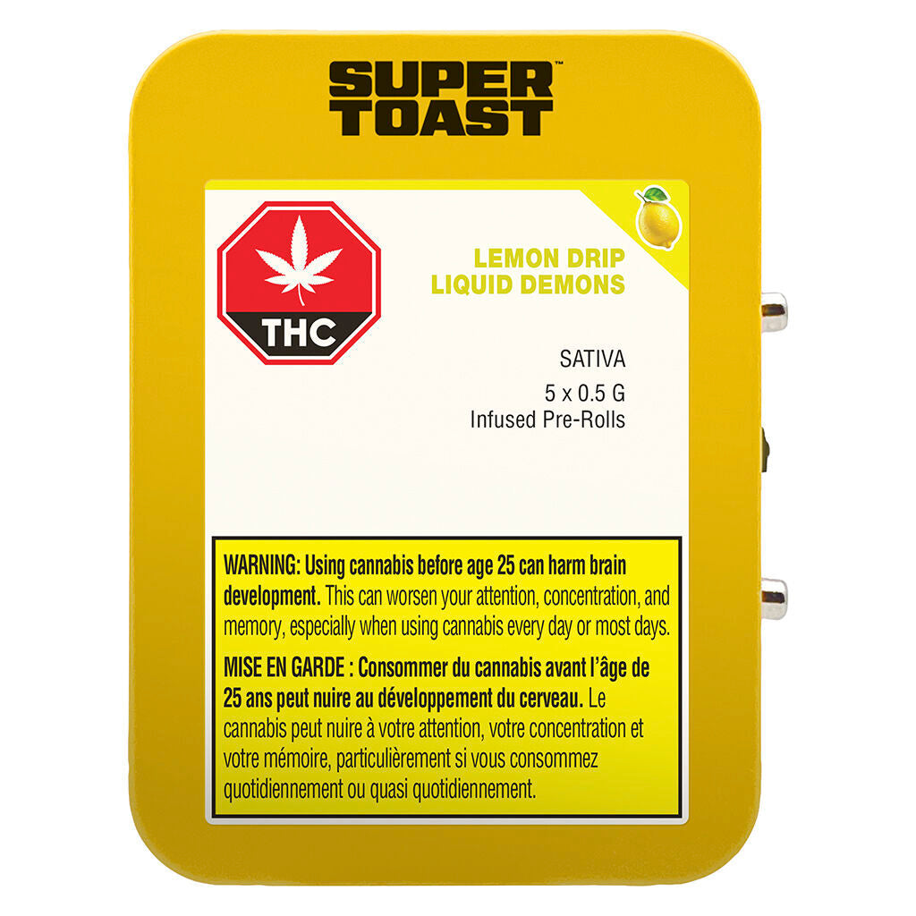 Lemon Drip Liquid Demons Infused Pre-Roll - 