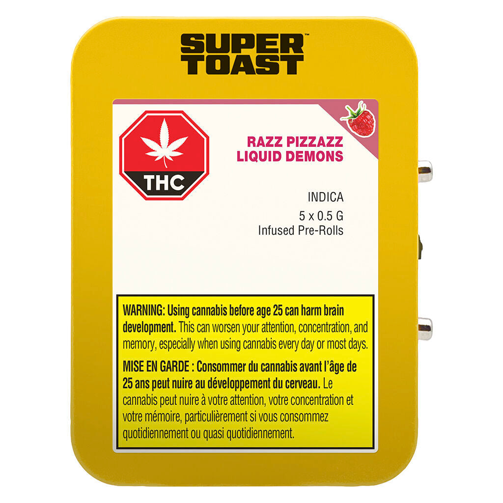 Razz Pizzazz Liquid Demons Infused Pre-Roll - 