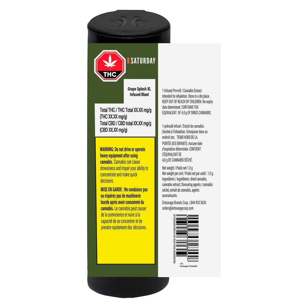 Grape Splash Xl Infused Blunt - 