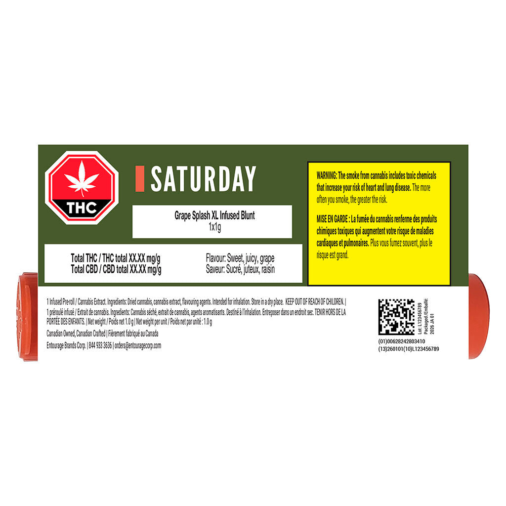 Grape Splash Xl Infused Blunt - 