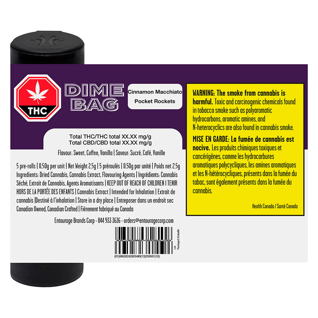 Cinnamon Macchiato Pocket Rockets Infused Pre-Roll - 