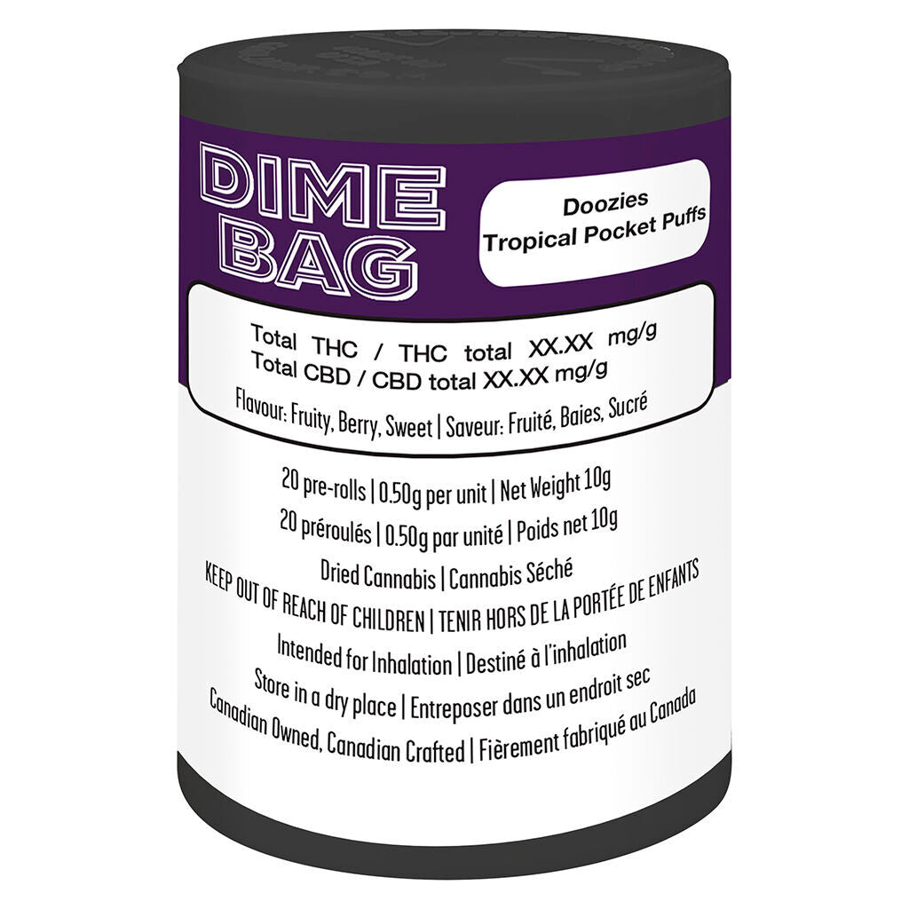 Doozies Tropical Pocket Puffs Pre-Roll - 