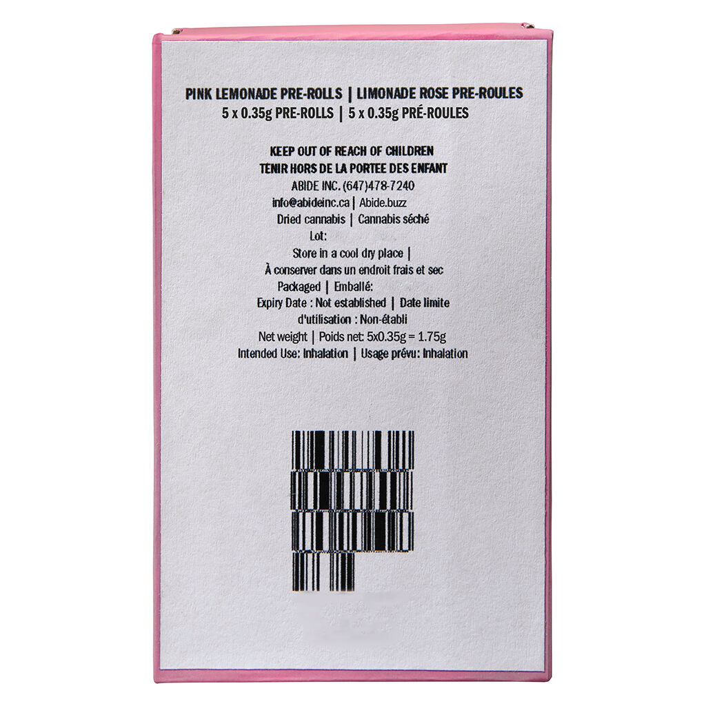 Pink Lemonade Pre-roll - 