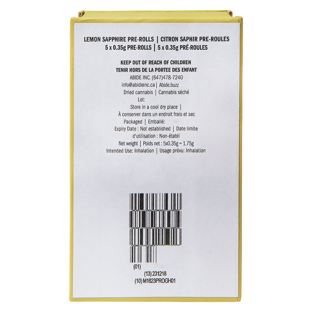 Lemon Sapphire Pre-Roll - 