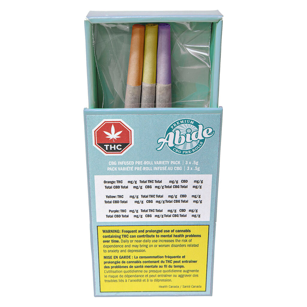 CBG Infused Pre-Roll Variety Pack - 