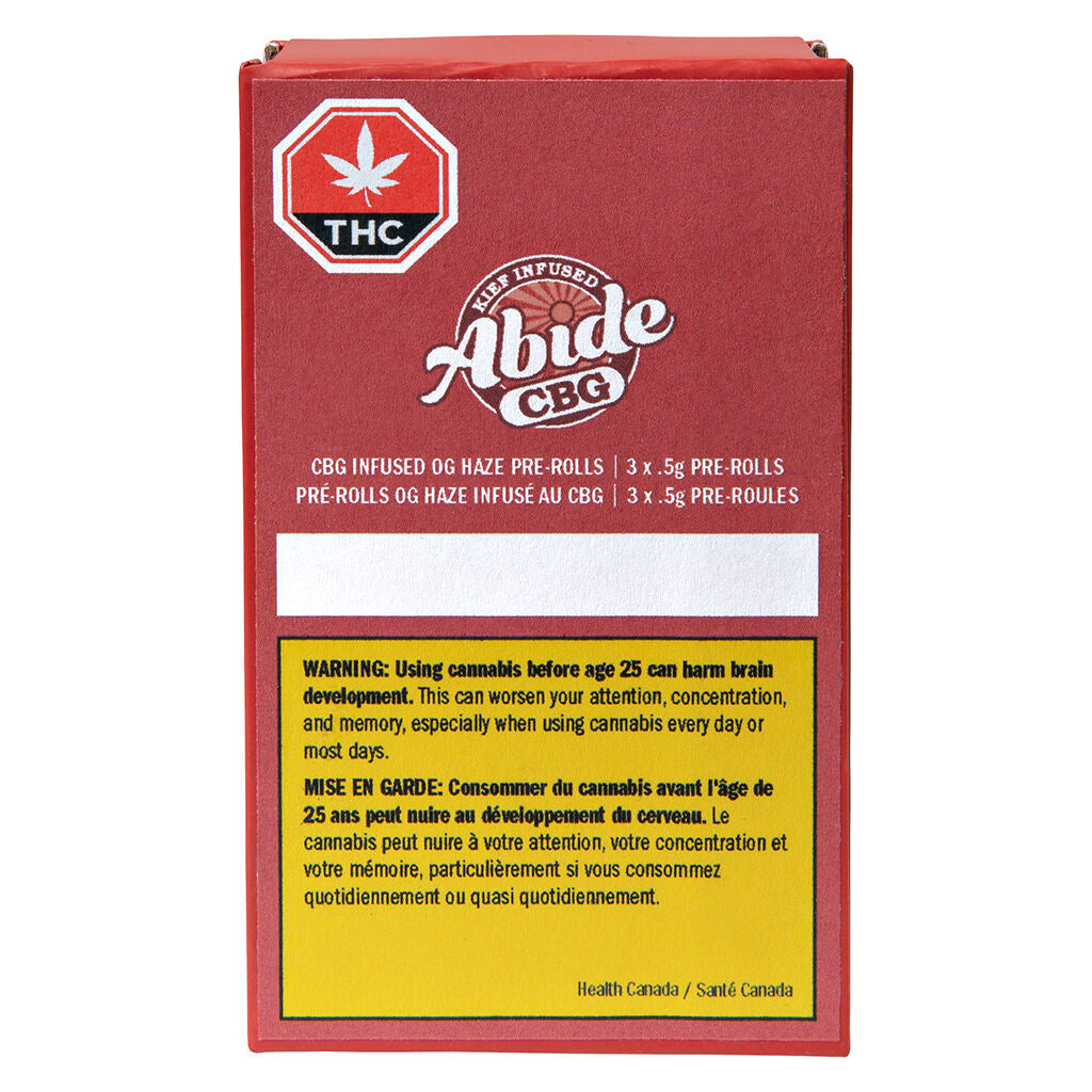CBG Infused OG Haze Pre-Roll - 