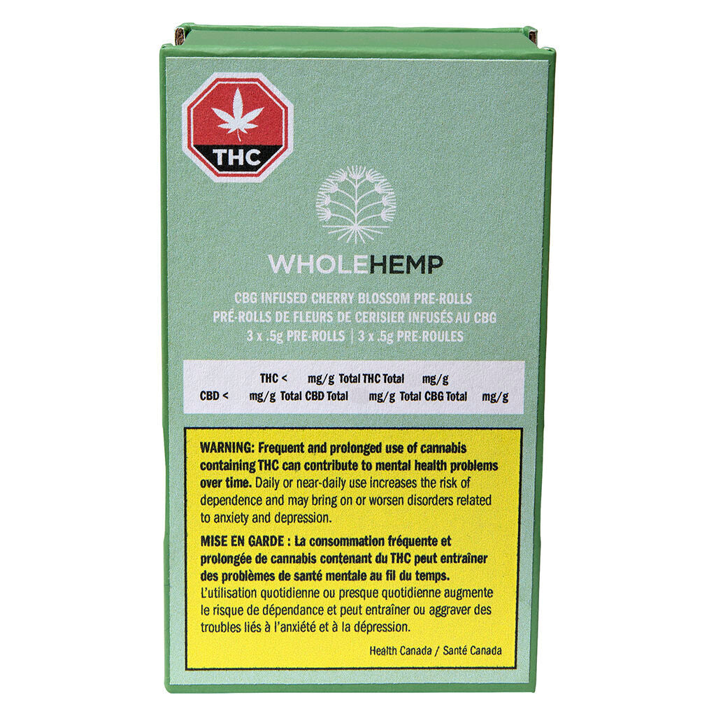 CBG Infused Cherry Blossom Pre-roll - 