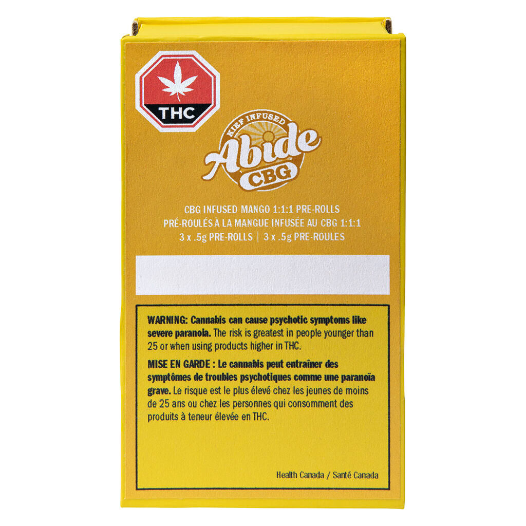 CBG Infused Mango 1:1:1 Pre-Roll - 