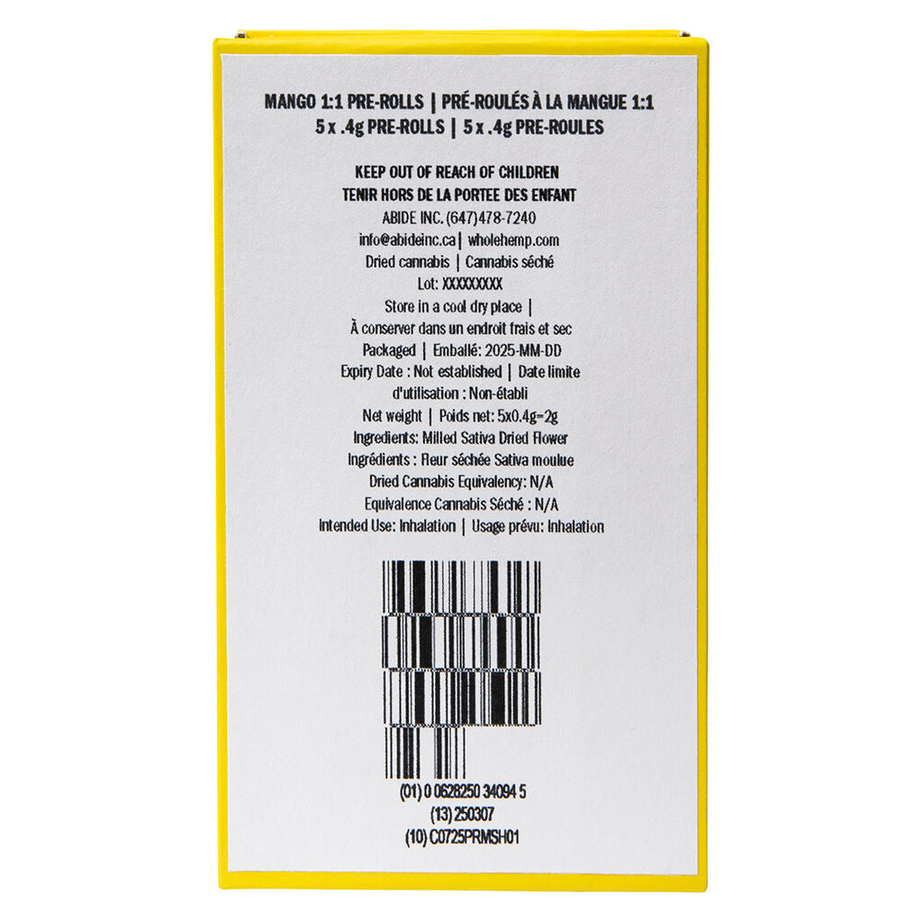 Mango 1:1 Pre-Roll - 