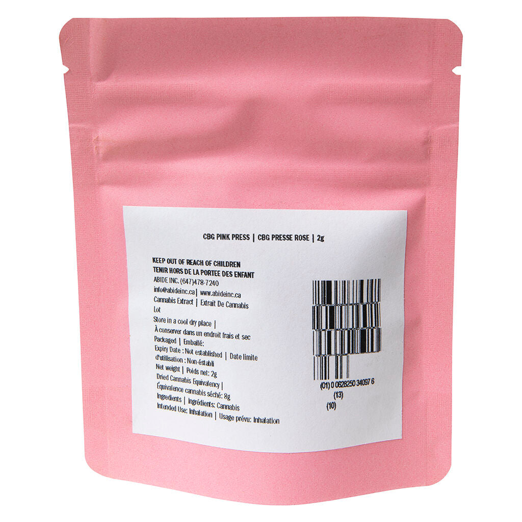 CBG Pink Press