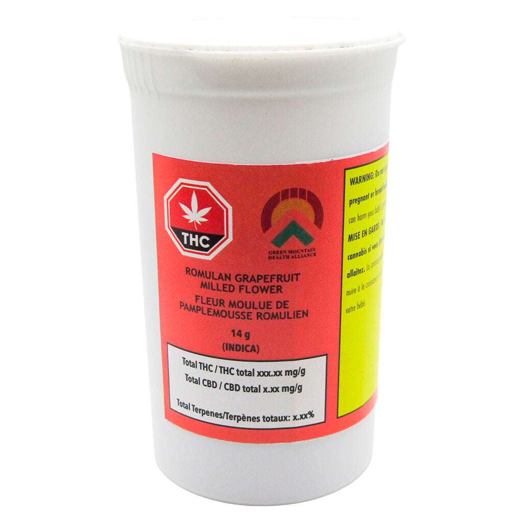 Romulan Grapefruit Milled Flower - 