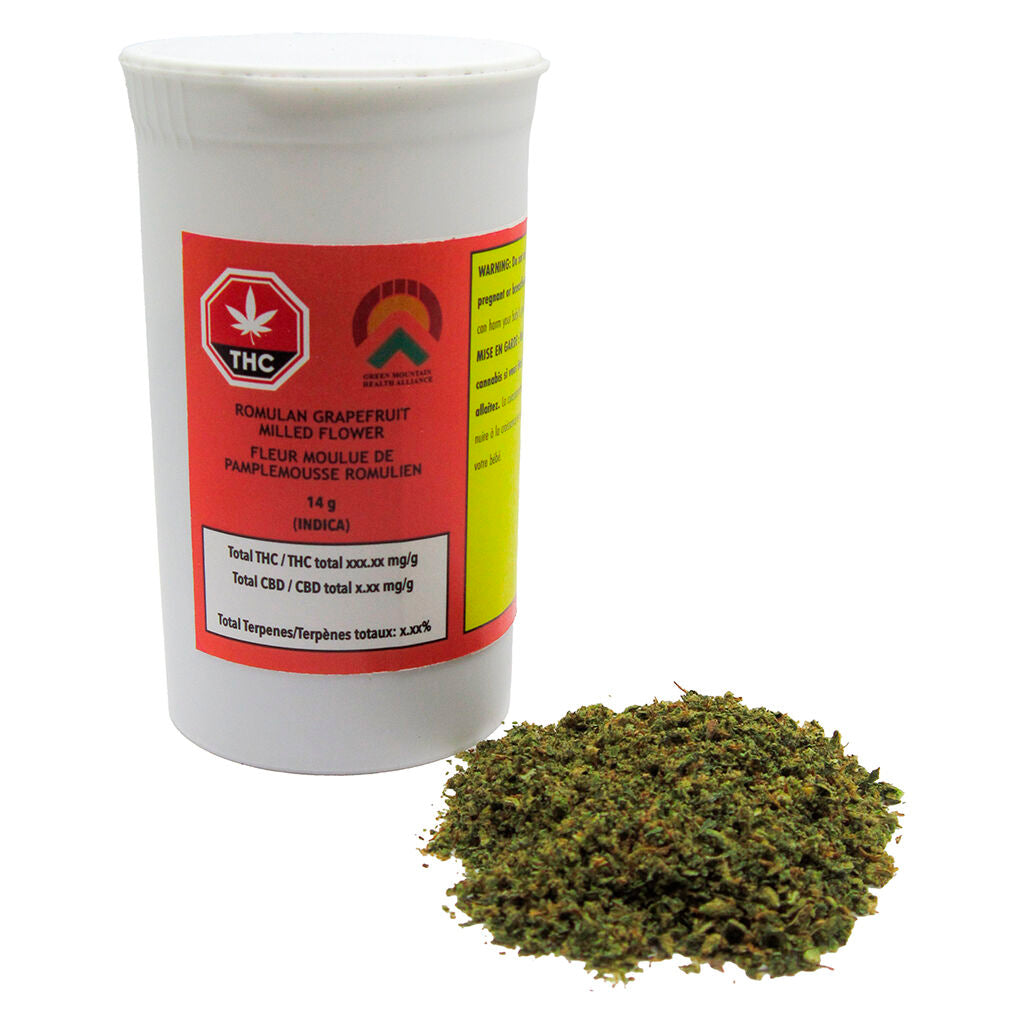 Romulan Grapefruit Milled Flower