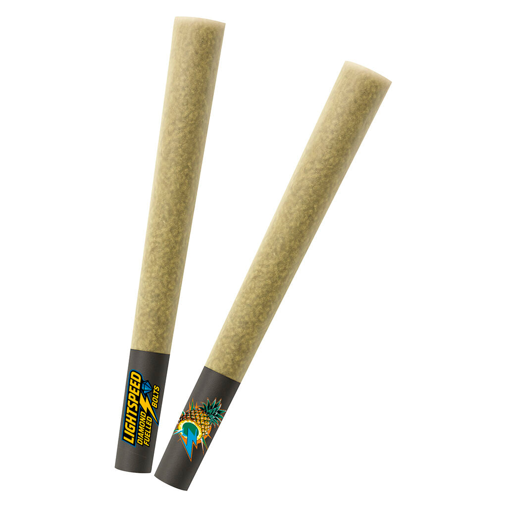 Pineapple Surge Diamond Fuelled Bolts Infused Pre-Roll - 