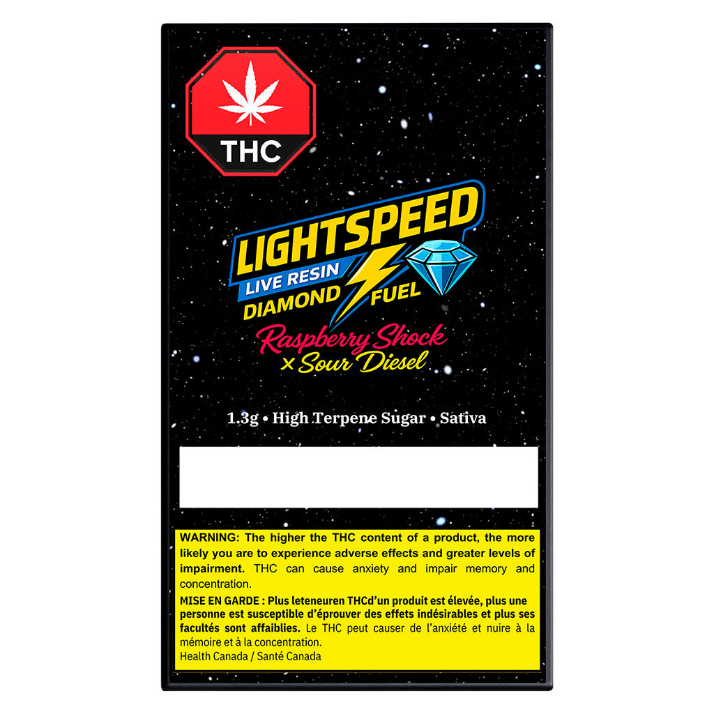 Live Resin Diamond Fuel - Raspberry Shock x Sour Diesel