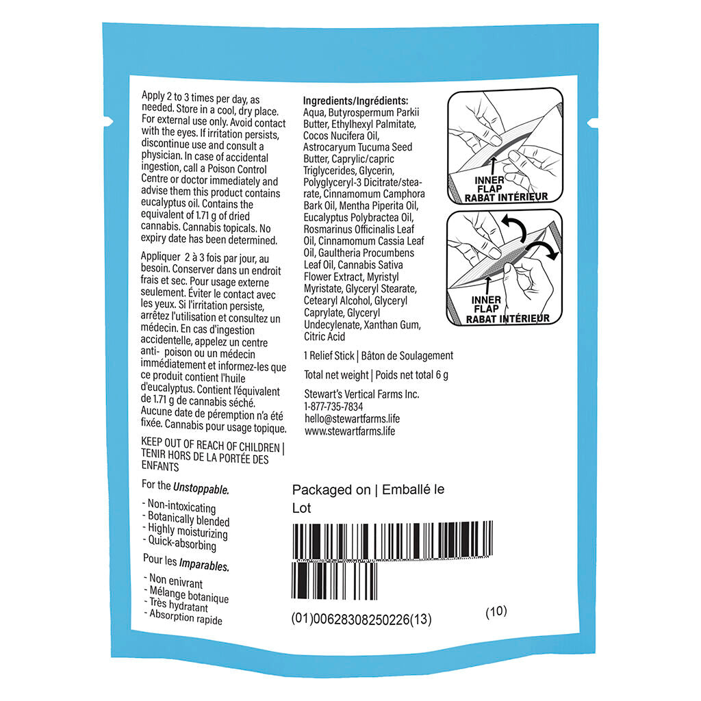 Sample Size of Arctic Heat Extra Strength Relief Stick - 